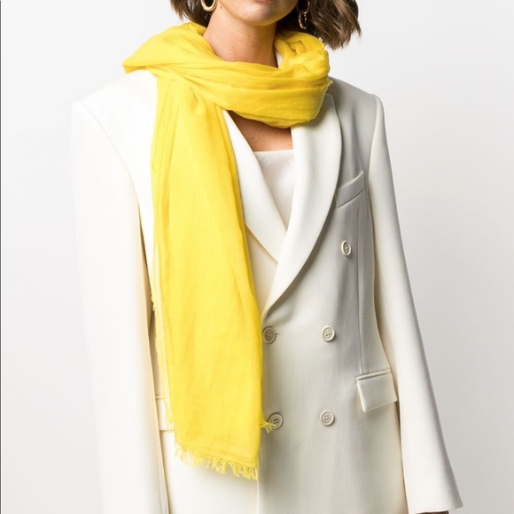 Faliero Sarti Tobia Scarf Yellow - Picture 1 of 7